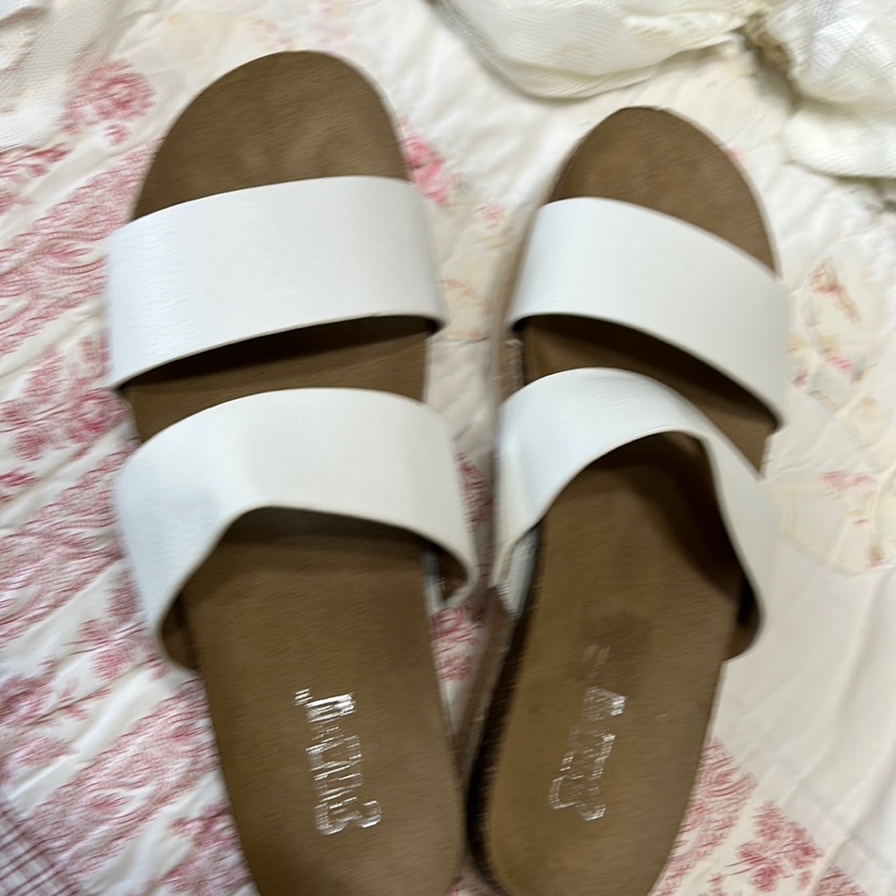 White Platform Slides